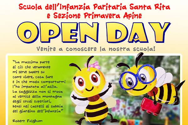 Open day scuola - 26/10